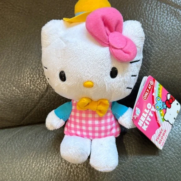 Hello kitty stuffed funny clown kitty - Picture 4 of 4